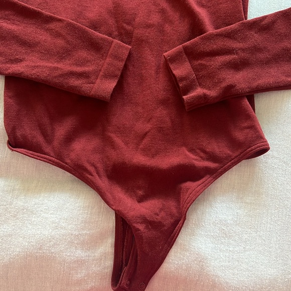 wolford burgundy bodysuit - Picture 5 of 13